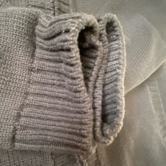 Emanuel Ungaro Mens Thick Fleece Lined Black Cotton Zip Up Sweater Coat. Sz M - Picture 5 of 14